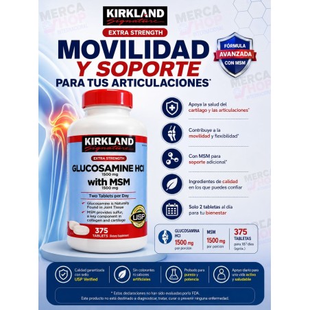 KIRKLAND GLUCOSAMINE HCI