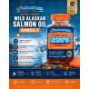 Aceite puro de salmón salvaje Omega de Alaska 1000 mg, 210 cápsulas blandas
