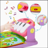 Baby Activity Center Tummy Time Kick Piano Rack Fitness Infant Play Mat Set Toddler Gym Piano Kids Kick Play