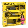 Nuevo juego de herramientas de jardinería Stanley Jr. (modelo SGH055-SY): motosierra, cortasetos y cortabordes.