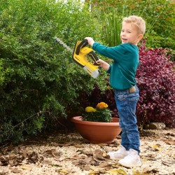Nuevo juego de herramientas de jardinería Stanley Jr. (modelo SGH055-SY): motosierra, cortasetos y cortabordes.