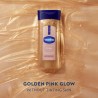 Aceite corporal en gel Vaseline Glazed & Glisten con brillo radiante.