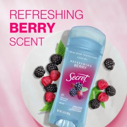Desodorante Secret Gel fresco y transparente 2.6 oz 73 g