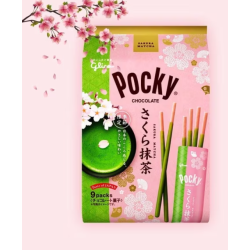Glico Pocky Edición Especial Sabor Sakura Matcha,