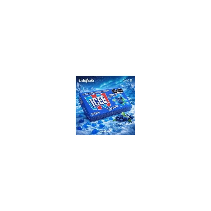 ICEE MINI JELLY BEANS SABOR MORA AZUL 50G