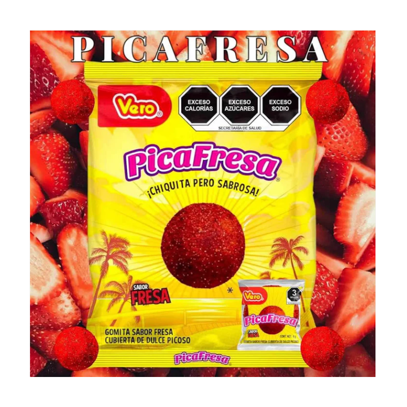 Pica Fresa 100 Piezas