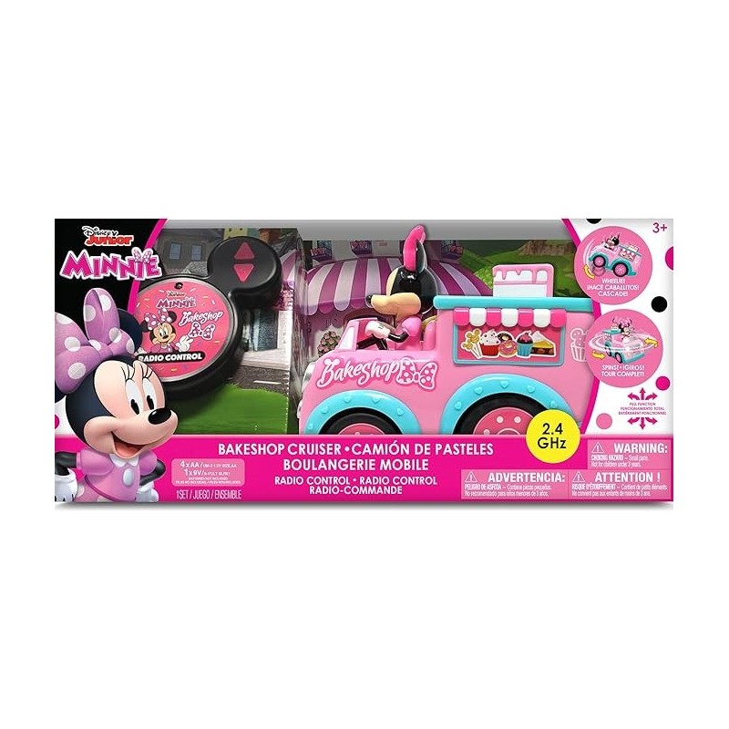 Carro Control Remoto Minnie Pasteles Disney Auto Coche Minnie