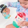 Disney Princess - Juego de 5 Piezas de Rociadores de Baño con Cubo - Juguetes de Baño para Bebés y Niños Pequeños