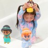Disney Princess - Juego de 5 Piezas de Rociadores de Baño con Cubo - Juguetes de Baño para Bebés y Niños Pequeños